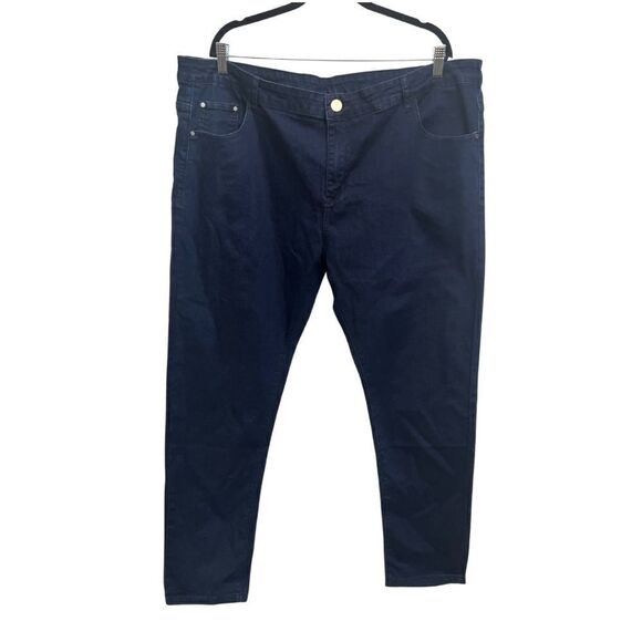 💎 Shadez Men's Jeans Navy Sz 42 - Picture 1 of 5